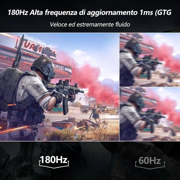 24Inch 180Hz Gaming Monitor 1K FHD Computer Display 1ms Response Time Eye Care S - Picture 7 of 13